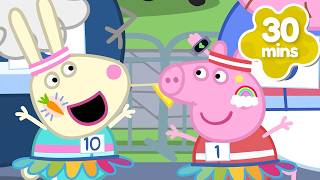 🏁  Peppa VS Rebecca Rabbit in Marathon RACE! 🏃‍♀️ BRAND NEW Peppa Pig Tales Episodes | 30 Minutes