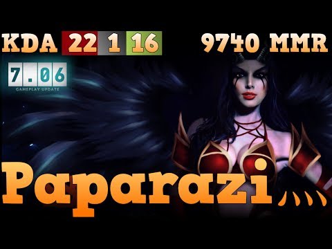 Paparazi plays Queen of Pain - Patch 7.06 Full game