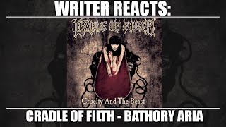 WRITER REACTS: Cradle of Filth - Bathory Aria