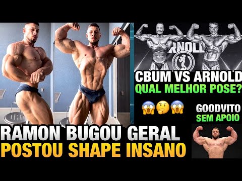 RAMON POSTA SHAPE INSANO - CBUM VENCERIA ARNOLD ? + GOODVITO, JAY CUTLER E MAIS