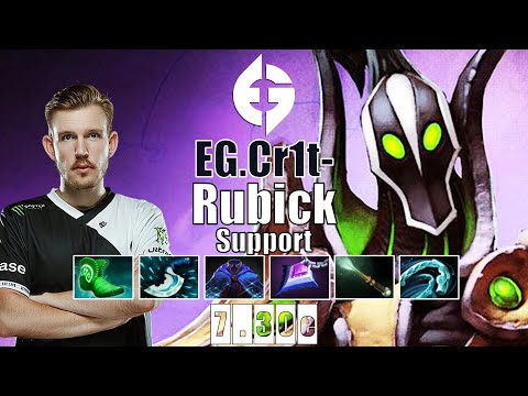 Rubick Support | EG.Cr1t- | SUPER CRAZY POS 4 RUBICK SO BROKEN | 7.30e Gameplay Highlights