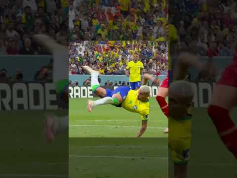 Acrobatic Richarlison - insane goal⚽🔥 #shorts #fifa #brazil #football #richarlison