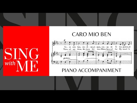 Caro mio ben - Accompaniment - High voices - Giordani