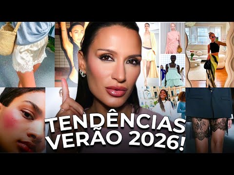 AS 30 TENDÊNCIAS DE MODA QUE VÃO DOMINAR O VERÃO 2026 — E MUDAR TUDO! 