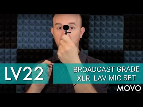MOVO LV22 XLR Cardioid and Omnidirectional Lavalier Microphone Unboxing & Review