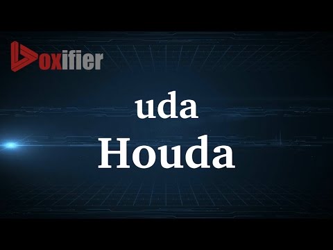 How to Pronunce Houda in French - Voxifier.com