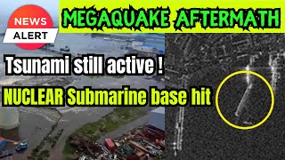 Pier shifted at a TERRIFYING ANGLE ! Satellite images show Earthquake tears Russian Submarine base !
