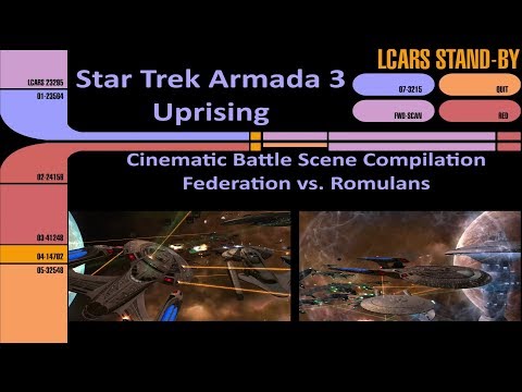 Star Trek Armada 3 - Cinematic Fleet battles - Federation vs. Romulans