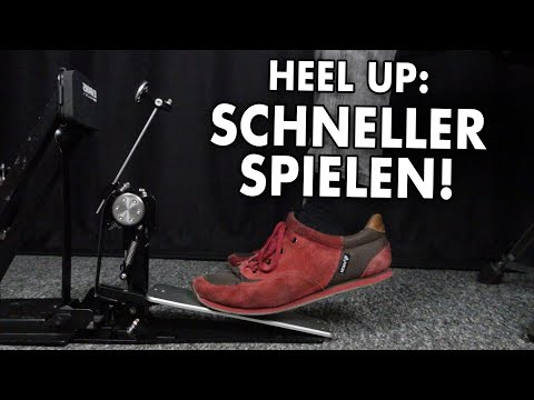 Schlagzeug lernen: Die Fußtechnik - Teil 3: Heel-Up - Schneller spielen