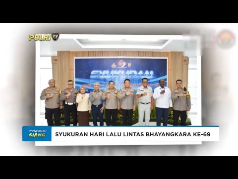 POLDA MALUKU GELAR SYUKURAN HARI LALU LINTAS BHAYANGKARA KE-69