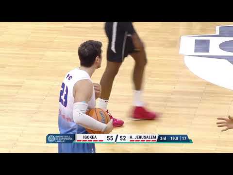 TC3 Igokea vs Hapoel Bank Yahav Jerusalem   Fake Being Fouled   Basketball Champions League