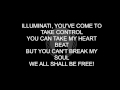 Illuminati Song Anonymous Lyrics On Screen