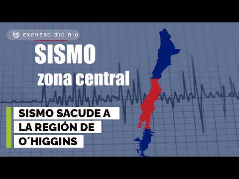 Sismo de mediana intensidad sacude a la Región de O´Higgins