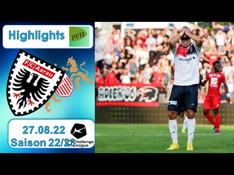 Highlights: FC Aarau vs FC Stade - Lausanne - Ouchy (27.08.22)