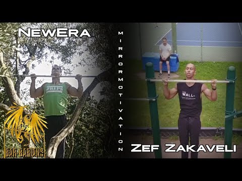 NewEra and Zef Zakaveli: Mirror Motivation - 50 SBD's/10 Pullups/3 Stages 10 secs holds/10 Pullups