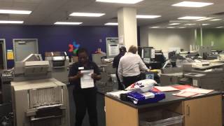 Part 1 FedEx surpevisor  denies service after 50min and kicks lady and 2 kids out of the their store