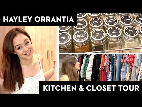 "The Goldbergs" Star Hayley Orrantia Gives Us A Tour Of Her Organized Kitchen and Closet | GH