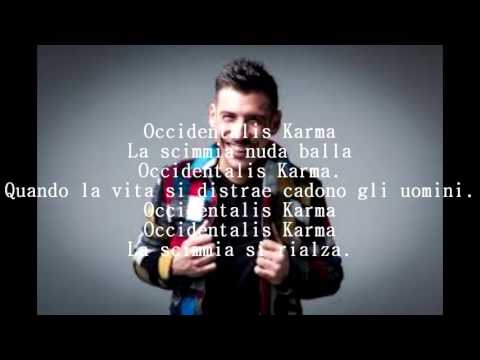 Occidentalis karma/Francesco Gabbani/w. Testo