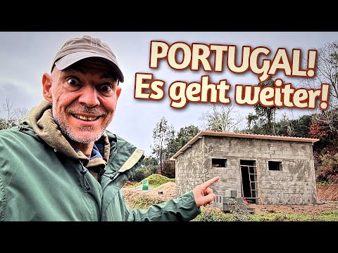Eigenes Land in Portugal: Meine Scheune wird gebaut - WiLD SPiRiT Land Vlog5 - Wie gehts weiter?