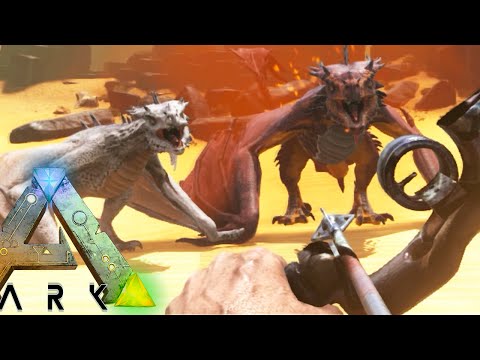 Ark Scorched Earth Alpha Wyvern Slaying Poison Talons 8 Scorched Earth Map Gameplay Free Online Games