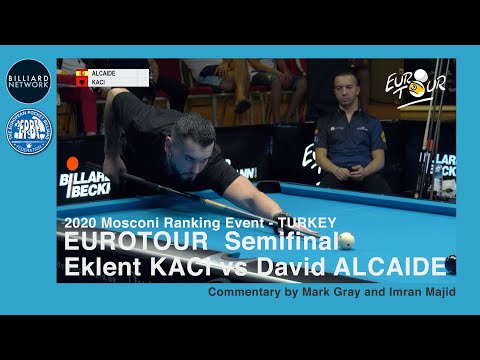David ALCAIDE vs Kaci EKLENT | EUROTOUR Semifinal | 2020 Mosconi Ranking Event