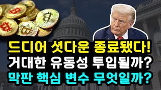 드디어 셧다운 종료, 비트코인과 알트코인 유동성 장세 올까? 나스닥과 상관관계 낮아지는 이유! 투심 회복할 변수는 무엇일까? 이더리움 솔라나 리플 XRP