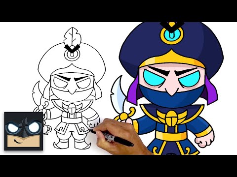 How To Draw Rogue Mortis | Brawl Stars