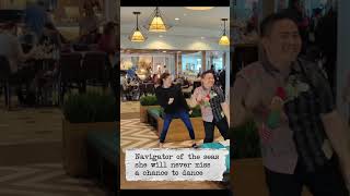 navigator of the Seas, amazing wife dancing with Mr. Washeeeee #cruiseship #cruise #royalcaribbean #