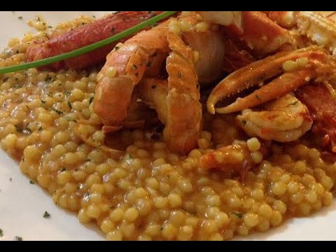 fregola ai frutti di mare è un primo prelibato e molto gustoso