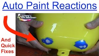 How To Fix Automotive Paint Reactions - Paint Biting Causes and Solutions