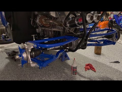 NXS Designs long travel rear suspension install on YXZ