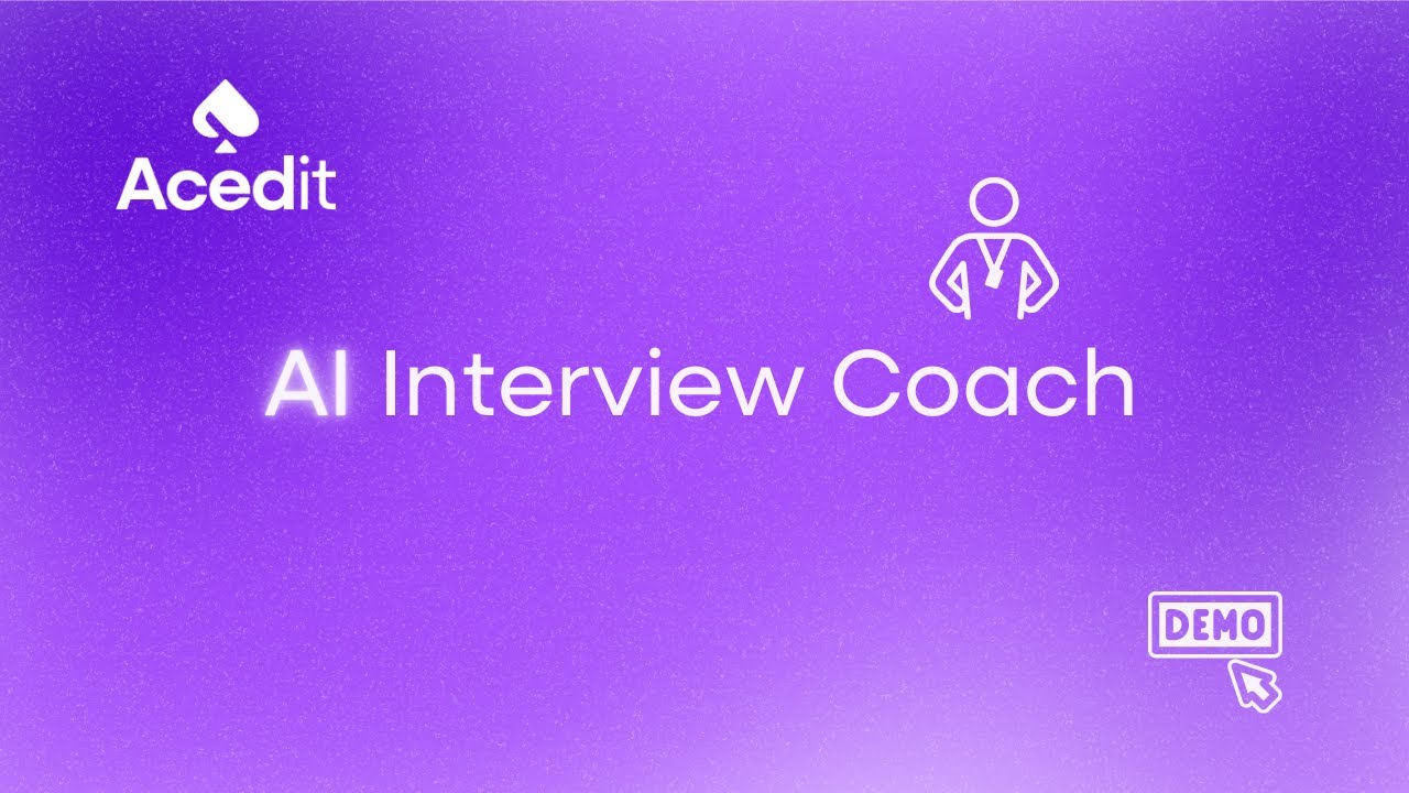 Acedit Demo: Your AI Interview Coach in Action
