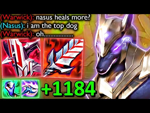 LIFESTEAL NASUS IS THE TOP DOG