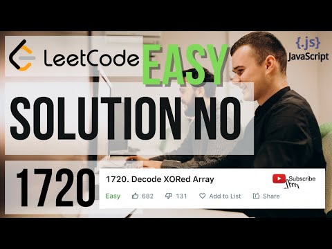 Leetcode Solution 1720 Decode Xored Array Leetcode For Beginners Easy Javascript Coding