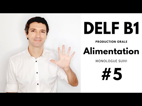 PRODUCTION ORALE DELF B1 | #5 Les Français et la cuisine