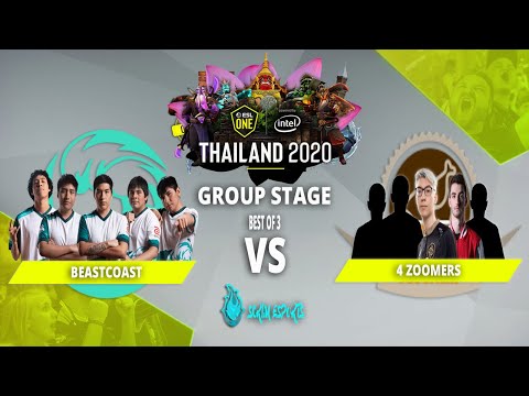 Beastcoast vs 4 Zoomers - ESL One Thailand 2020 America - Group Stage