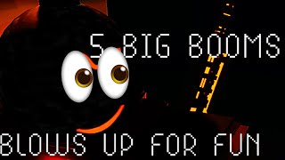 WINNING WITH THE NEW "BIGBOOM9000" CUBED SKIN | Roblox BREAK IN AND STEAL THINGS