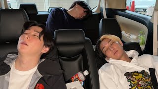 くわ、いく絡みがほっこり😂❤❤❤ - 【車中泊】二日酔いで死んでる中、なぜか誰も帰ろうとしない男旅