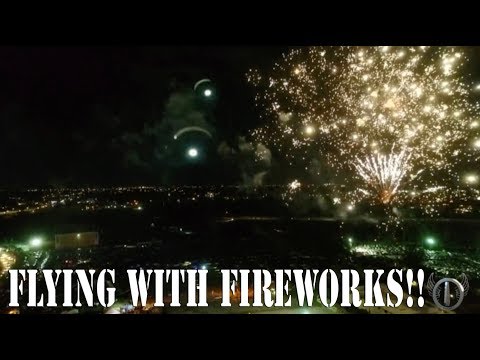 Paradigm Aerobatics - Flying at NIGHT with FIREWORKS