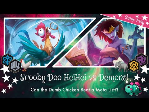 Maybe Meta: Dumb Chicken Scooby Doo Edition vs Amber Amethyst! | Lorcana Game Play | Deck Analysis