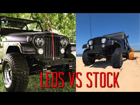 We install ebay LED lights in our CJ5 Jeep and we are surprised