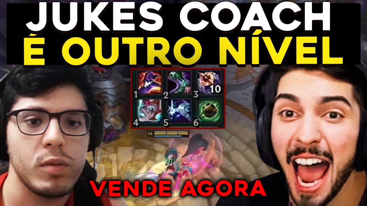 COACH JUKES ENTRANDO NA MENTE DO PROPLAYER, HYDROGEM SALVE DO RUMBLE - RENECRODILO LEAGUE OF LEGENDS