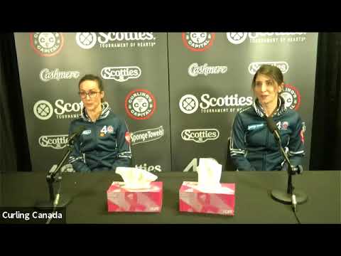 Draw 7 Media Scrum - 2021 Scotties Tournament of Hearts