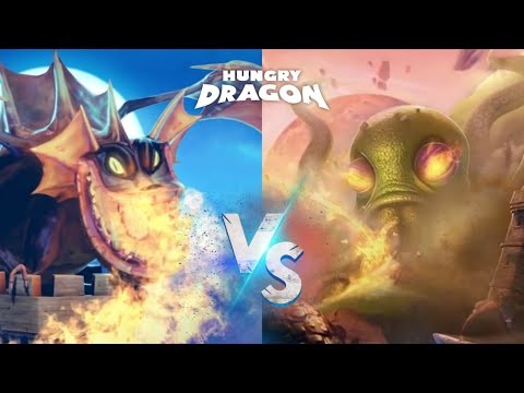 GRUNDERBITE VS OCTONI (GIANT OCTOPUS BOSS) !! - Hungry Dragon