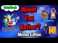 Would You Rather? Workout! (Movies Edition) - At Home Family Fun Fitness - Brain Break - Moana