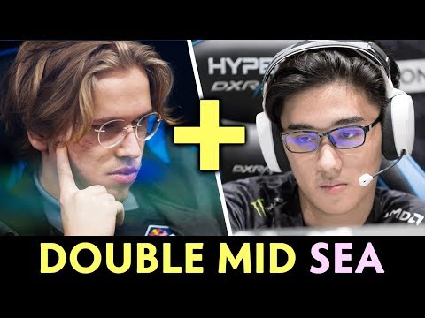 OG.Topson + EG.Abed both FARM MID — 2 TI winner + 10,000 MMR same team
