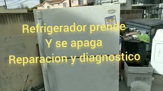 refrigerador huele a quemado no arranca prende y se apaga reparacion basica para principiantes