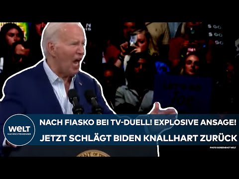Video Thumbnail: JOE BIDEN: Nach Fiasko beim TV-Duell! Explosive Ansage! Jetzt schlägt der US-Präsident zurück!