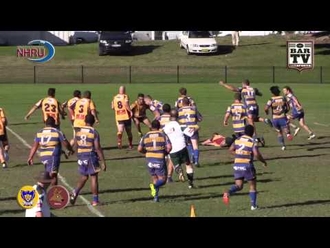 2015 NHRU Round 10 Premier 2 Highlights - Hamilton Hawks v Lake Macquarie