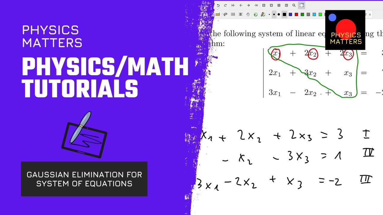 Solving Systems of Linear Equations Using Gaussian Elimination